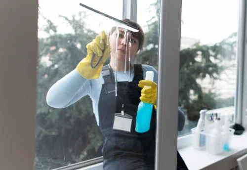 Nettoyage de vitres intérieures et extérieures à Verdigny